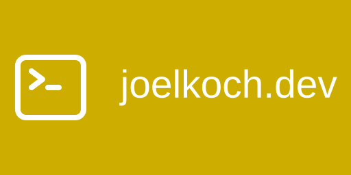 joelkoch.dev banner